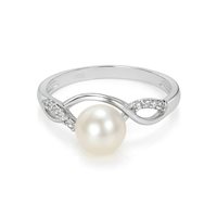 Ring Idee Preziose dal 1987 Woman in White Gold Perla IP.AK18B/80